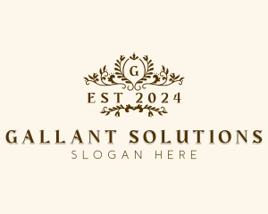 Elegant Garden Wedding logo design