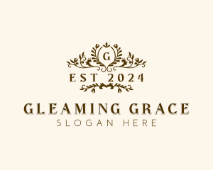 Elegant Garden Wedding logo design