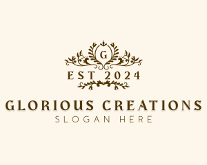 Elegant Garden Wedding logo design