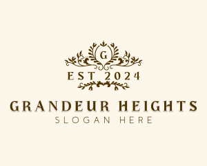 Elegant Garden Wedding logo design