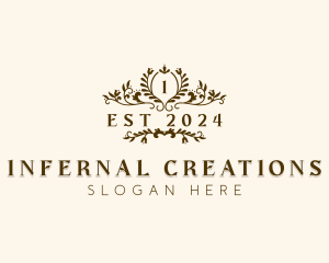 Elegant Garden Wedding logo design