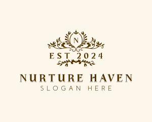 Elegant Garden Wedding logo design