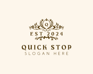 Elegant Garden Wedding logo design