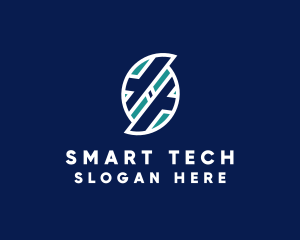 Tech Construction Letter S logo design