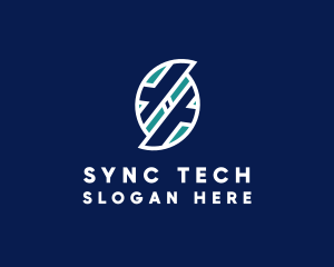 Tech Construction Letter S logo design