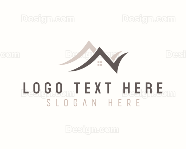 House Roof Property Renovation Logo