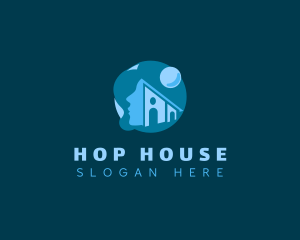 Woman House Architecture logo design