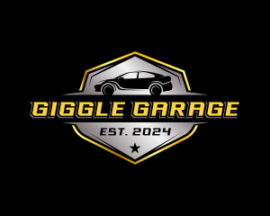 Racing Car Garage logo design