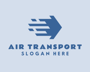 Blue Arrow Shipping logo design