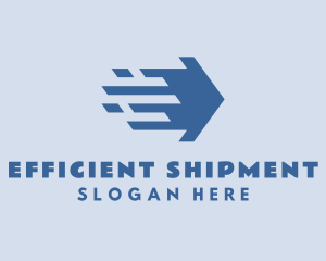 Blue Arrow Shipping logo design