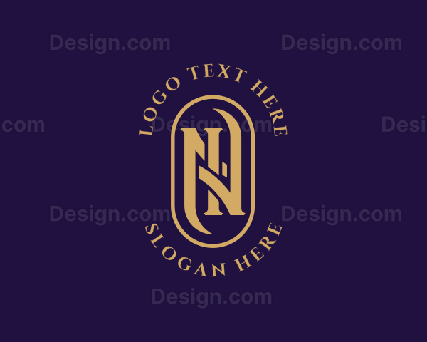 Premium Fashion Studio Oval Logo