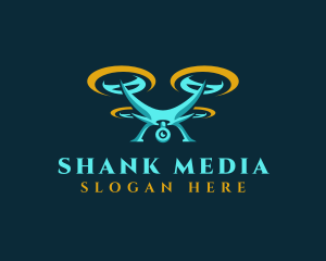 Propeller Drone Camera logo design