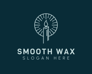 Wax Spiritual Candle logo design