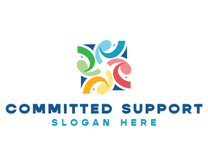 Leadership Community Support logo design