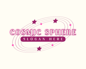 Retro Cosmic Star logo design