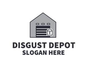 Lock Storage House logo design