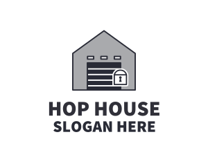 Lock Storage House logo design