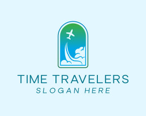 Airplane Travel Flight logo design