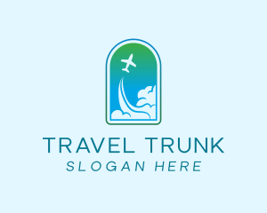 Airplane Travel Flight logo design