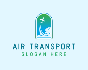 Airplane Travel Flight logo design