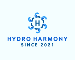Spiral Water Droplet logo
