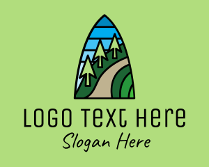 Mountain Path Mosaic  logo design