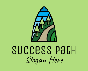 Mountain Path Mosaic  logo design