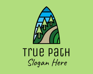 Mountain Path Mosaic  logo design