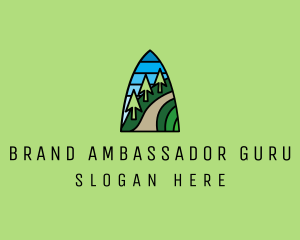 Mountain Path Mosaic  logo design