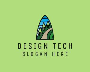 Mountain Path Mosaic  logo design