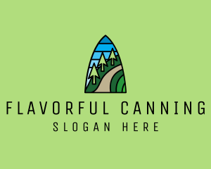 Mountain Path Mosaic  logo design