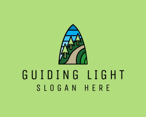 Mountain Path Mosaic  logo design