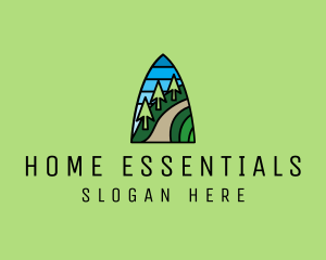 Mountain Path Mosaic  logo design