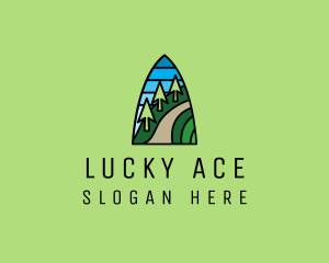 Mountain Path Mosaic  logo design