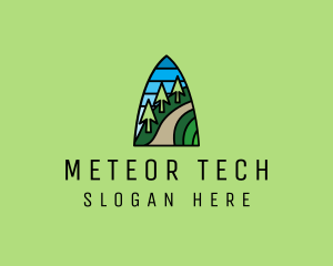 Mountain Path Mosaic  logo design