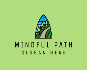 Mountain Path Mosaic  logo design