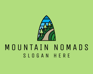 Mountain Path Mosaic  logo design