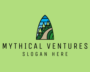 Mountain Path Mosaic  logo design