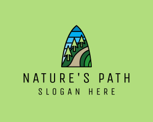 Mountain Path Mosaic  logo design