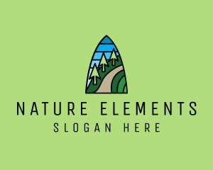 Mountain Path Mosaic  logo design