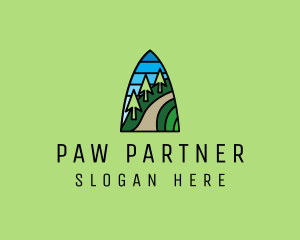 Mountain Path Mosaic  logo design