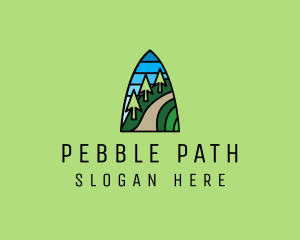 Mountain Path Mosaic  logo design