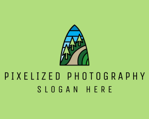 Mountain Path Mosaic  logo design