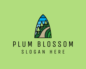 Mountain Path Mosaic  logo design