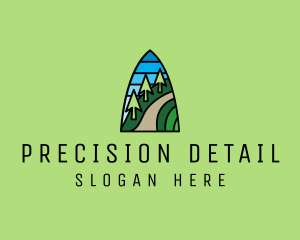 Mountain Path Mosaic  logo design