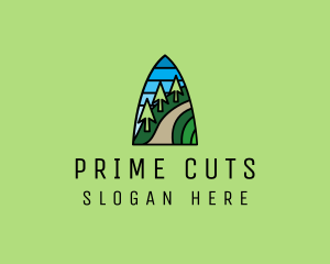 Mountain Path Mosaic  logo design