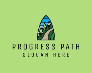 Mountain Path Mosaic  logo design