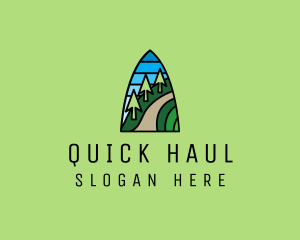 Mountain Path Mosaic  logo design