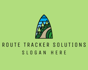 Mountain Path Mosaic  logo design