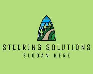 Mountain Path Mosaic  logo design